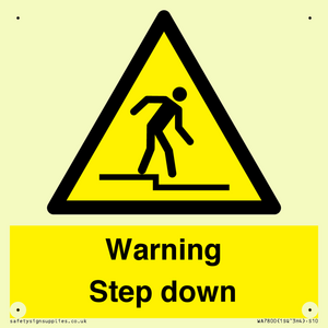 Warning Step down